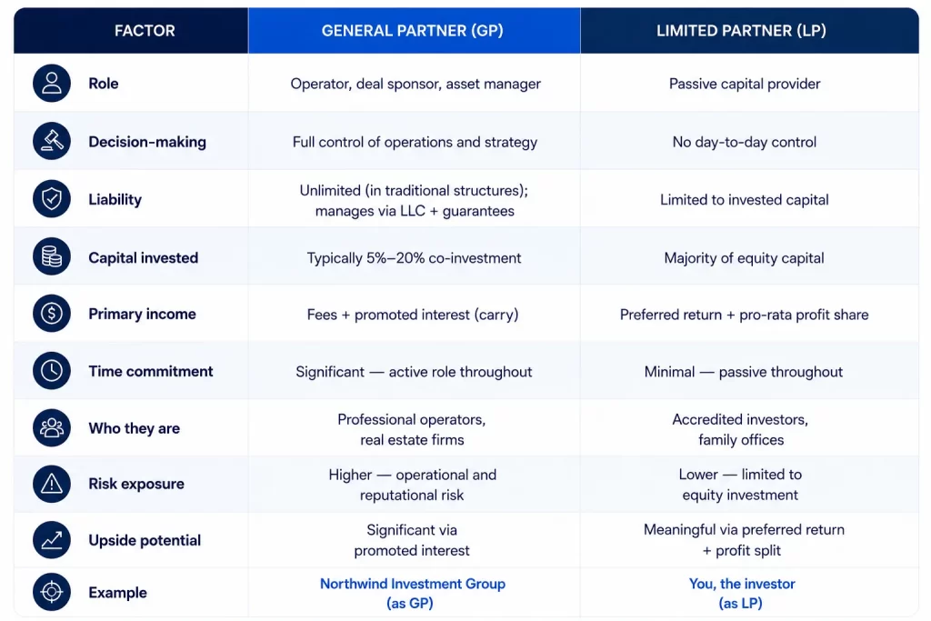 GP vs. LP in Real Estate