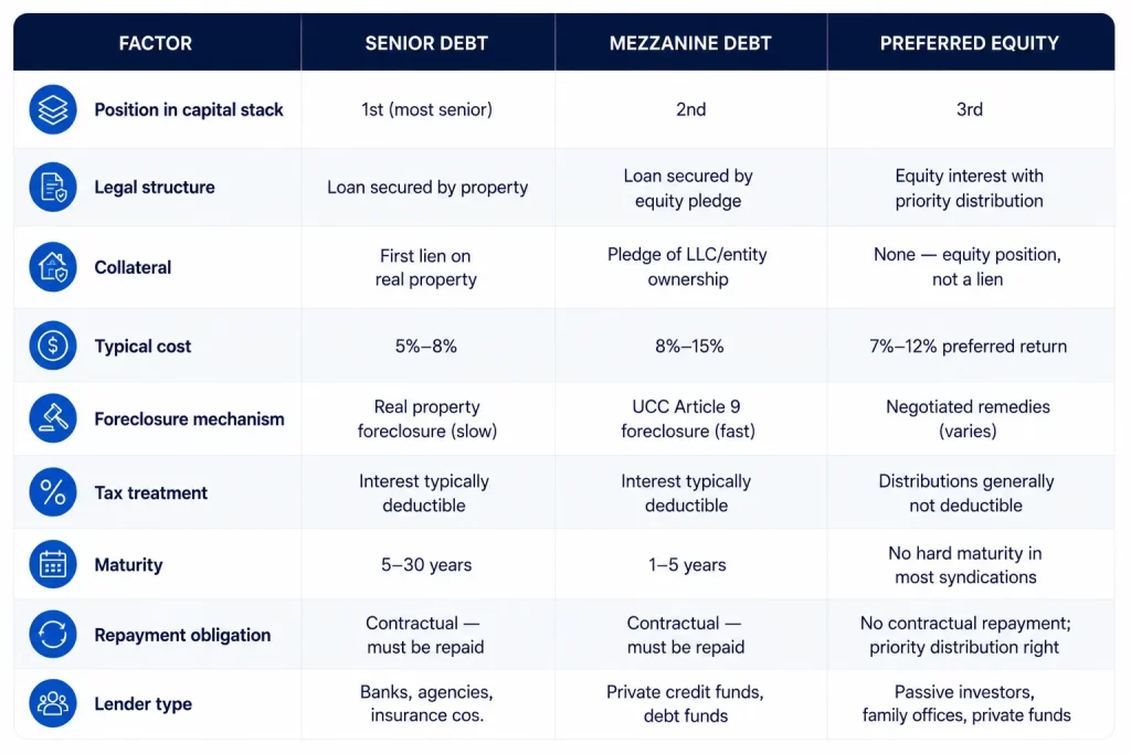 Mezzanine Debt in Real Estate